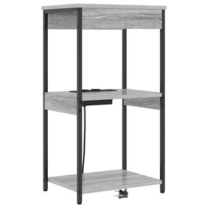 vidaXL &Scaron;alia lovos spintelė Pilkas Sonoma 41 x 31 x 76 cm