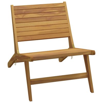 vidaXL Sodo kėdė, tikmedžio medienos masyvas