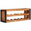 vidaXL Vyno stovas Ruda 120 x 45 x 33 cm Kietos akacijos mediena