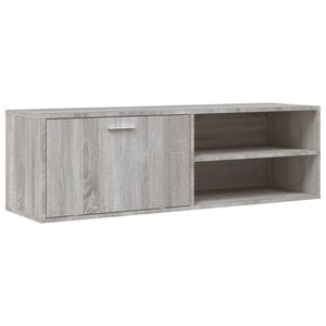 vidaXL TV spintelė, pilka ąžuolo, 120x34x37cm, apdirbta mediena