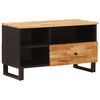 vidaXL Televizoriaus spintelė Ruda 80 x 33 x 46 cm Kietas mango medis