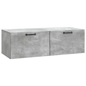 vidaXL Sieninė TV spintelė Betono pilka 98 x 41 x 30 cm