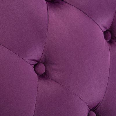 vidaXL Poilsio gultas, violetinės sp., aksomas