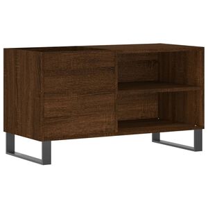 vidaXL Vinilinių plok&scaron;telių spintelė, ruda, 85x38x48cm, mediena