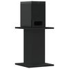 vidaXL Garsiakalbių stovai, 2vnt., juodi, 30x30x40cm, apdirbta mediena