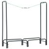 vidaXL Stovas malkoms, antracito spalvos, 120x35x120cm, plienas