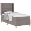 vidaXL Kiemas lova su pagalve Tortora 90 x 200 cm audinys