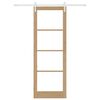 vidaXL Slankios durys ORKDAL Natūrali 83 x 232 cm