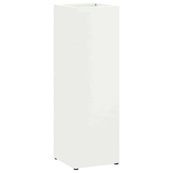 vidaXL Sandėliavimo kabliukas ir laikiklis Balta 15.5 x 15.5 x 49 cm