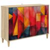 vidaXL Kabalas HEESCH Sonoma ąžuolo 102 x 33 x 75 cm Apdirbta mediena