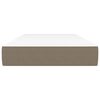 vidaXL Spyruoklinis čiužinys, taupe spalvos, 90x190x20 cm, audinys