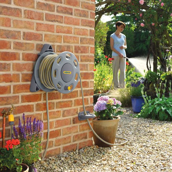 Hozelock Sieninė žarnos ritė 30m, 15m žarna