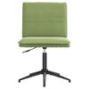 vidaXL Valgomojo kėdės, 4vnt., &scaron;viesiai žalios spalvos, aksomas