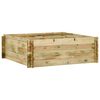 vidaXL Lovelis daržovėms, 120x120x40cm, impregnuota pu&scaron;ies mediena