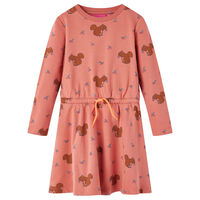 Vaikiška suknelė, sendintos rožinės spalvos, 92 dydžio