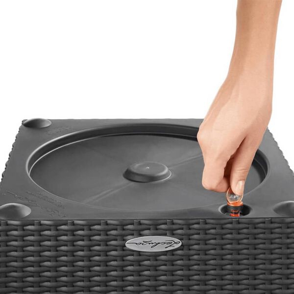 LECHUZA Lovelis CUBE Cottage 50 ALL-IN-ONE, granito spalvos