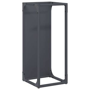 vidaXL malkinė lentyna antracitas 25x25x60 cm &scaron;altai valcuotas plienas