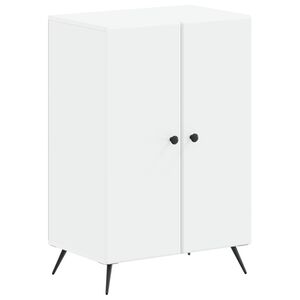 vidaXL Batu skrynia BREDA 59,5 x 39,5 x 90 cm Apdirbta mediena Balta