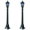 vidaXL Preston Sodo &scaron;viestuvai, 2vnt., 105cm (2x40248)