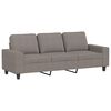 vidaXL Trivietė sofa su pakoja, taupe spalvos, 180cm, audinys