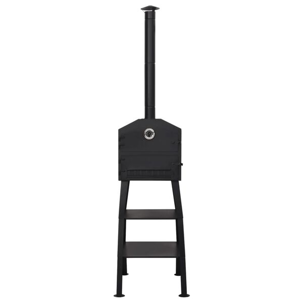 vidaXL Lauko picos krosnis, kūrenama anglimis, su 2 akmenimis