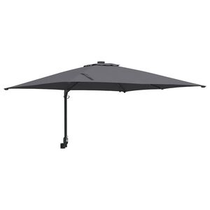 vidaXL Sodo skėtis Antracitas 248,5 x 247,5 x 160 cm