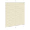 vidaXL Plisuotas Blind Cream 115x150 cm Audinio plotis 114,4 cm