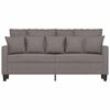 vidaXL Dvivietė sofa, taupe spalvos, 140cm, audinys