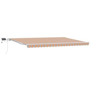 vidaXL I&scaron;traukiama markizė Įvairiaspalvis 500 &times; 350 cm