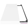 vidaXL Pakabinama sieninė lentyna, baltos spalvos, 90x23,5x3,8cm, MDF
