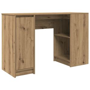vidaXL Ra&scaron;omasis stalas, artisano, 120x42x76 cm, apdirbta mediena