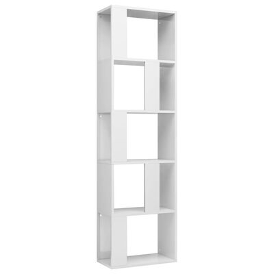 vidaXL Spintelė knygoms/kambario pertvara, balta, 45x24x159cm, mediena