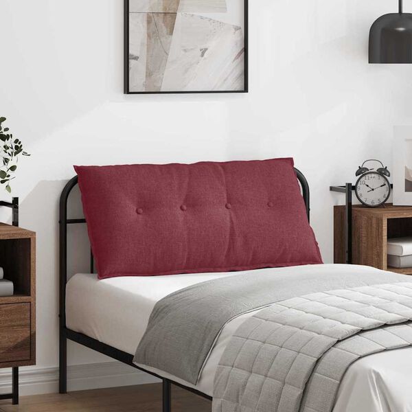vidaXL Apsaugos Pagalvė Vyno raudona 100 x 19 x 50 cm audinys