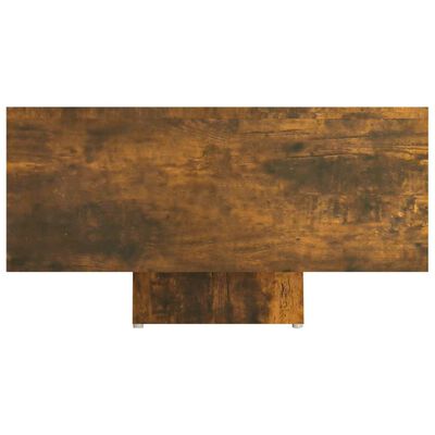 vidaXL Kavos staliukas, dūminio ąžuolo, 85x55x31cm, apdirbta mediena