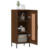 vidaXL &Scaron;oninė spintelė, ruda ąžuolo, 34,5x34x90cm, apdirbta mediena