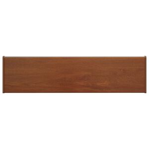 vidaXL Langų palangė Ruda mediena 80 x 20 x 4,5 cm PVC