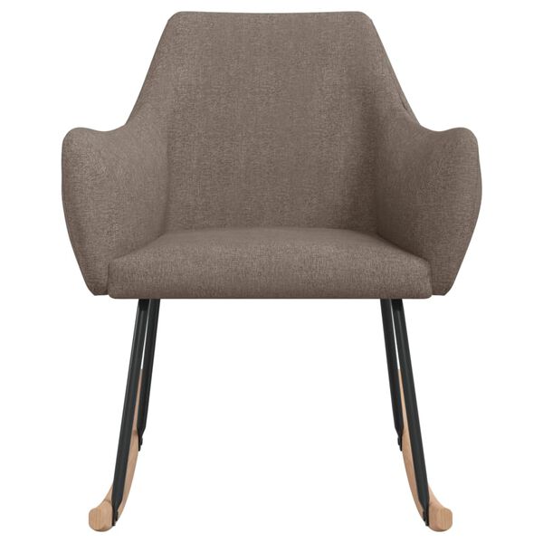 vidaXL Supama kėdė, taupe spalvos, audinys