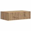 vidaXL Sieninis &scaron;oninis staliukas 87,5 x 34,5 x 17 cm Apdirbta mediena