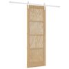vidaXL Slankios durys ORKDAL 73,5 x 211 cm Pu&scaron;ies medienos masyvas