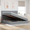 vidaXL Lova su daiktų laikymo vieta ir čiužiniu 200 x 200 cm