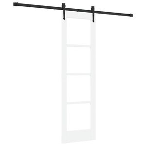 vidaXL Slankios durys ORKDAL 61 x 198,5 cm Balta
