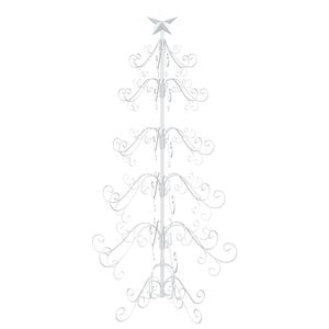 vidaXL Metalinis Kalėdų medis KUOPIO 150 cm plienas White
