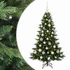 vidaXL Dirbtinė kalėdinė eglutė su rutuliuku 120 cm 150 LED