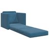 vidaXL Sofa lova 60cm Mėlyna Aksomas