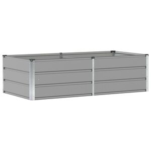 vidaXL Lovelis &Scaron;viesiai pilka 160 x 80 x 45 cm Plienas