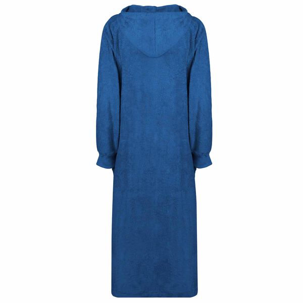 vidaXL Antklodė-džemperis su gobtuvu KINN Tamsiai mėlyna XXL Medvilnė