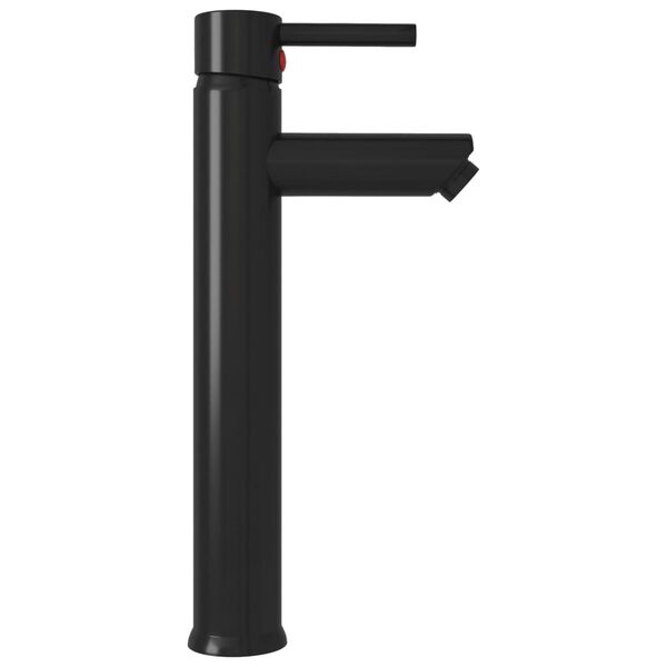 vidaXL Vonios praustuvas su maišytuvu ir vožtuvu, rudas, stiklas