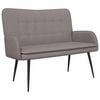 vidaXL Dvita&scaron;kė sofa Taupe 115 x 61 x 87 cm Audinys