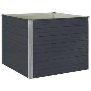 vidaXL Pakeltas sodo lovelis, antr. sp., 100x100x77cm, galvan. plienas