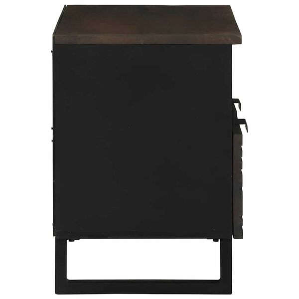 vidaXL TV vienetai su stalčių graikinis riešutmedis 70 x 33 x 46 cm